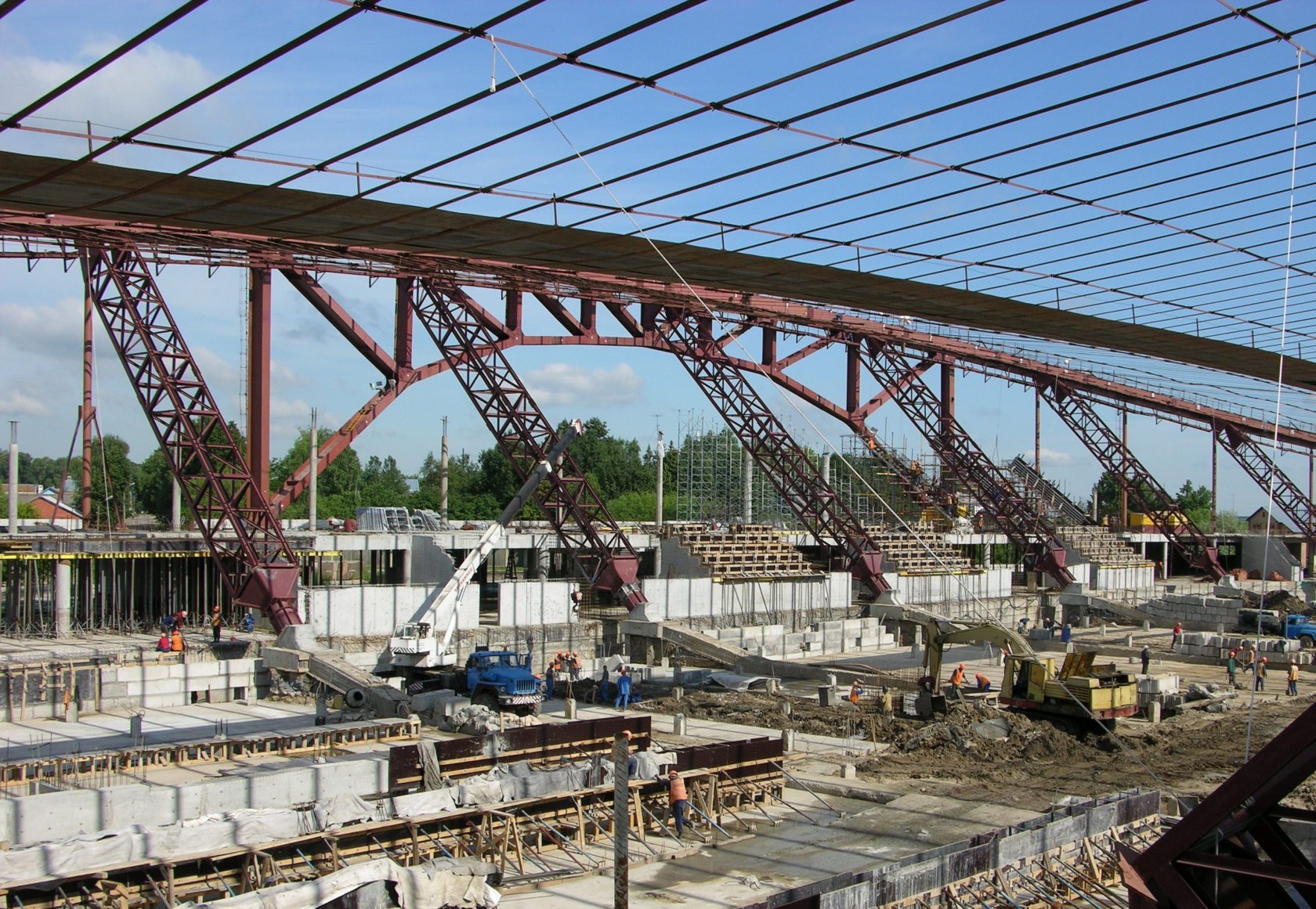 Фотография: Как Мосэлектротягстрой строил крупнейший конькобежный центр в Коломне №5 - BigPicture.ru