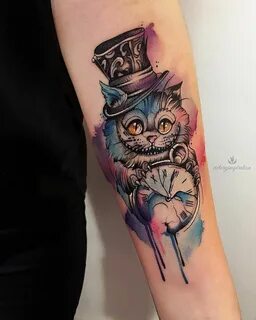 Татуировка чеширский кот (59 фото)