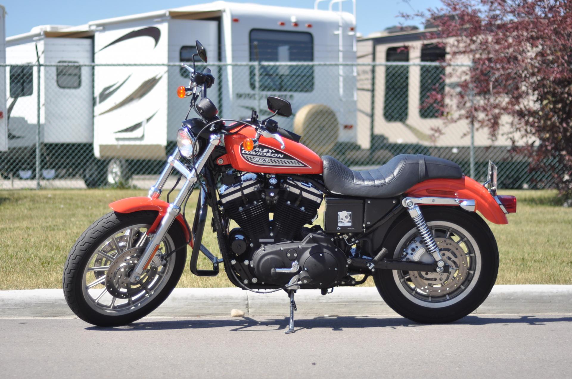 Harley Davidson Sportster 883 посадка