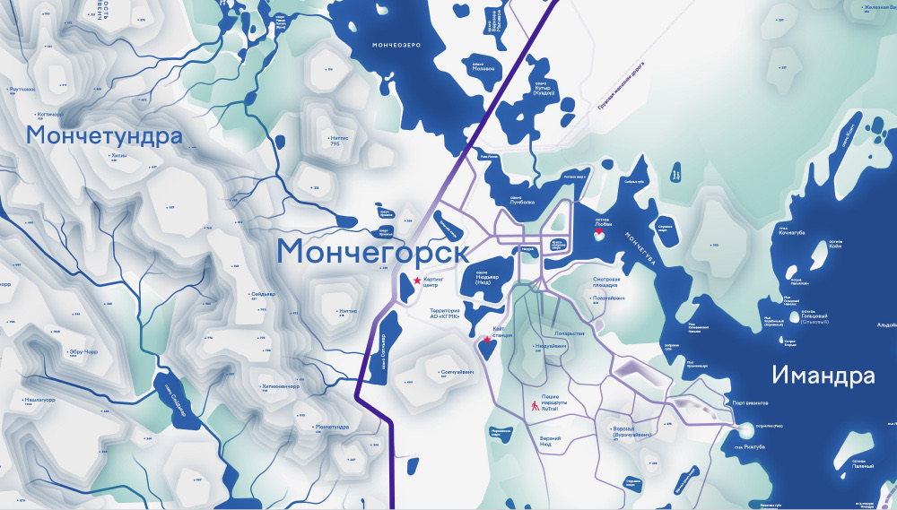 Monontsha Map Monchetundra tourist map