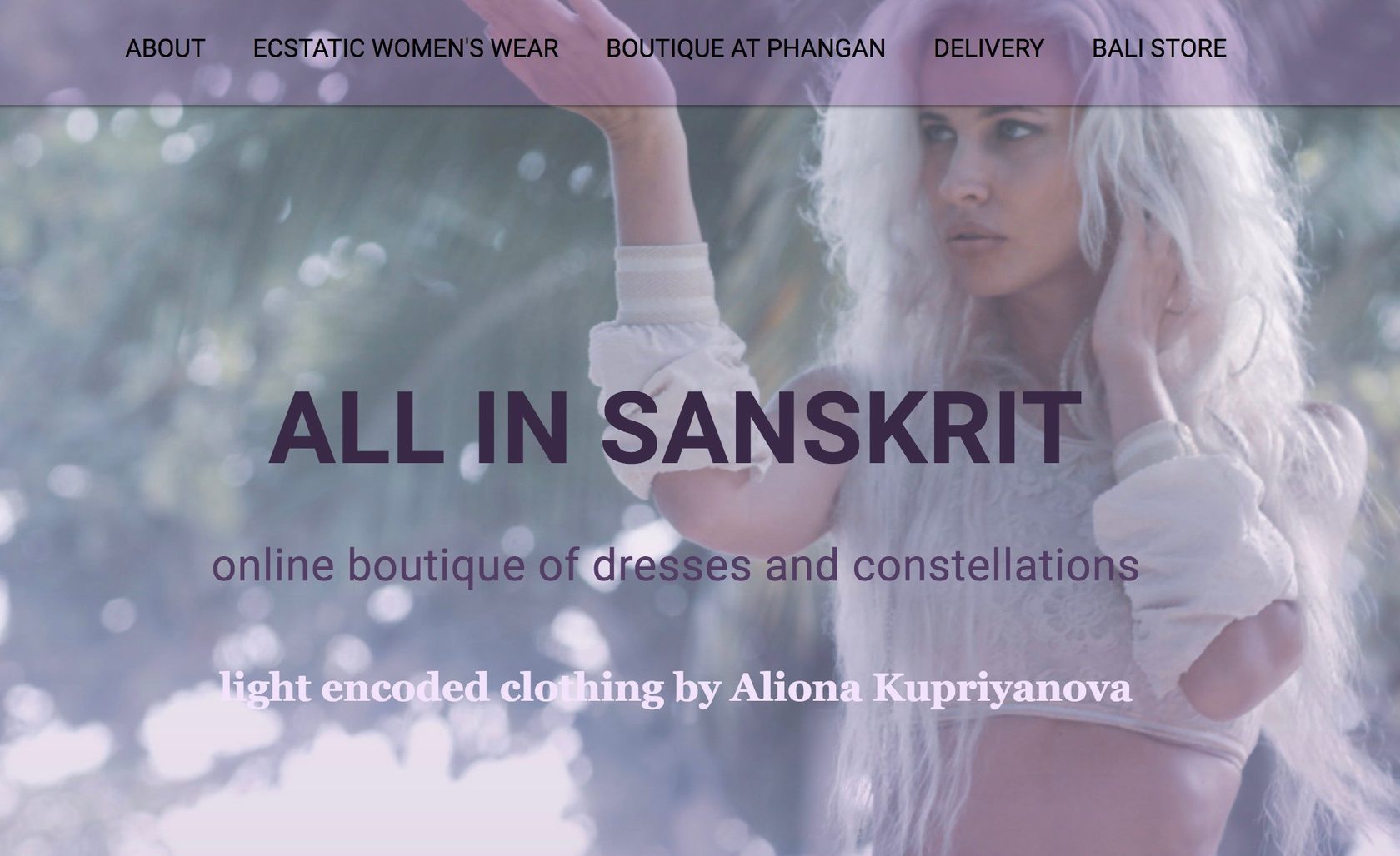 All In SANSKRIT fashion - online boutique