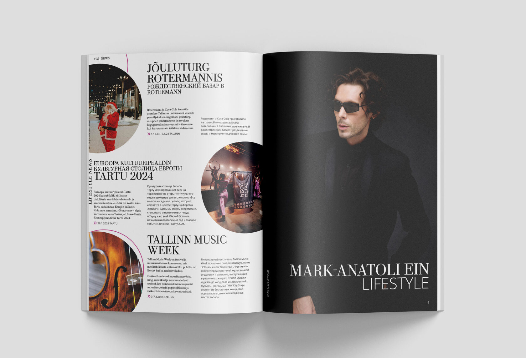 Lifestyle Baltic magazine layout