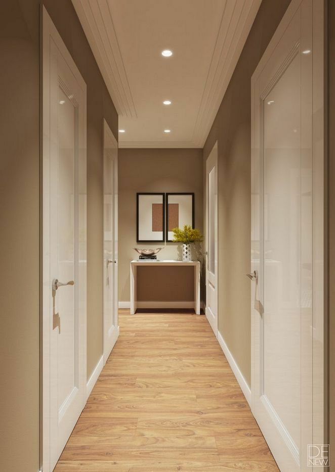Интерьер маленького коридора в частном доме (77 фото)