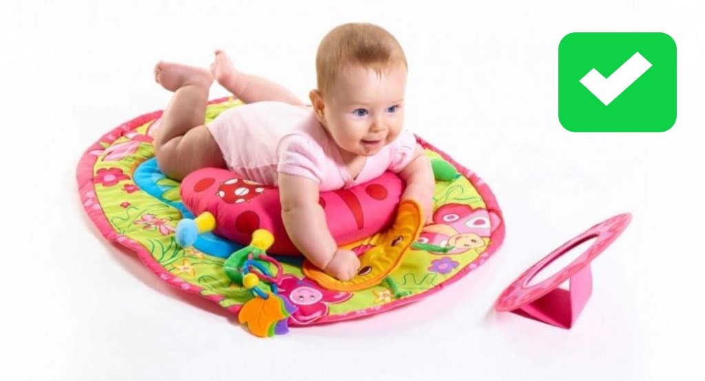 Игровой коврик, детский, надувной, для живота, для начинающих ходить детей | AliExpress