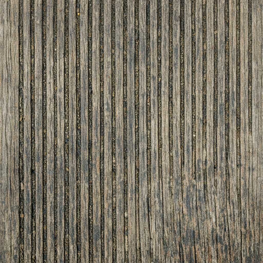 Износ террасной доски с профилем вельвет