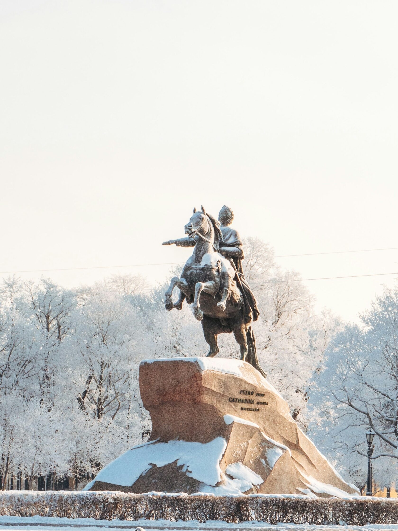 Медный всадник (памятник Петру I) Россия, Санкт-Петербург, Сенатская площадь