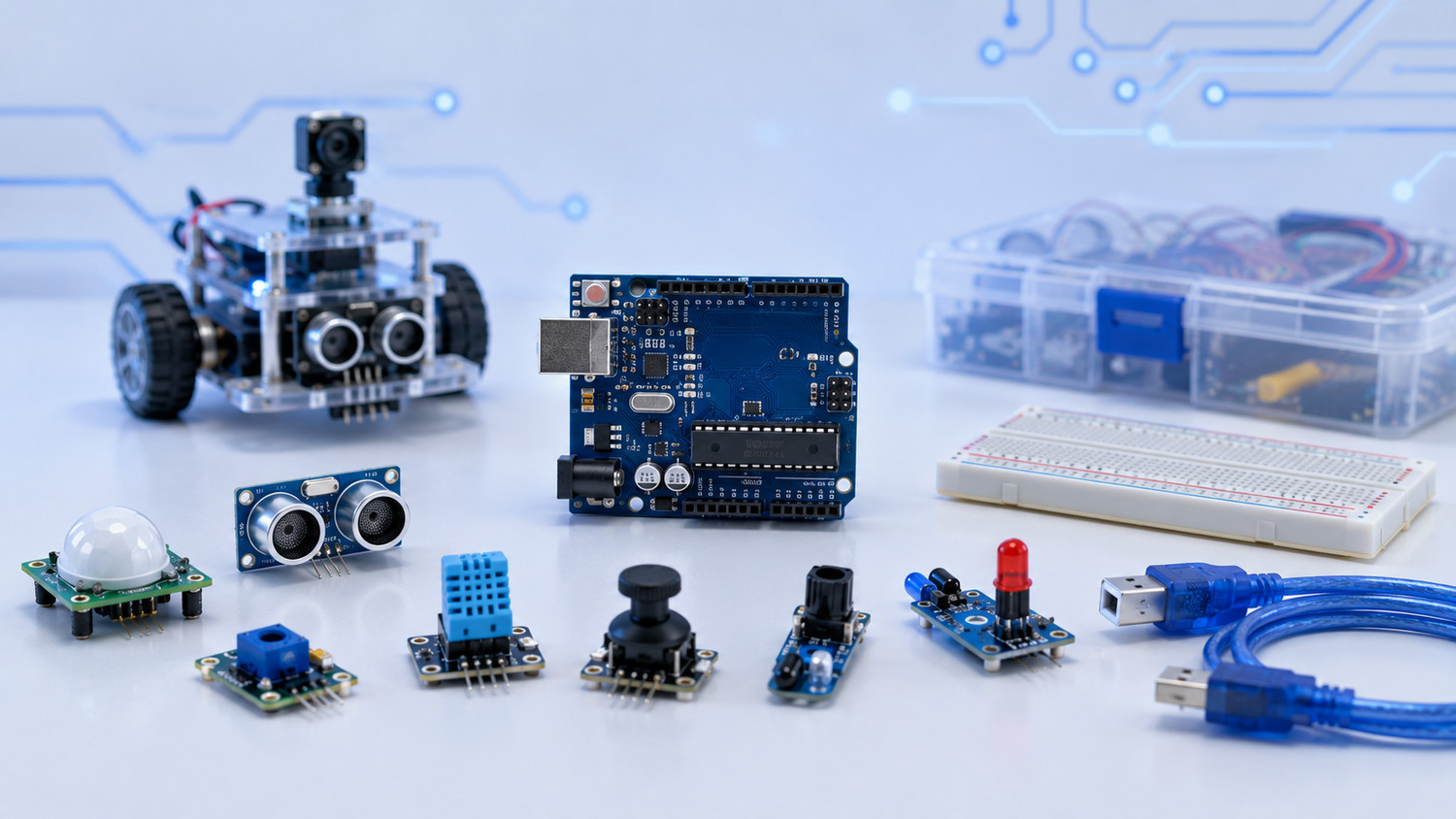Arduino и датчики для обучения робототехнике