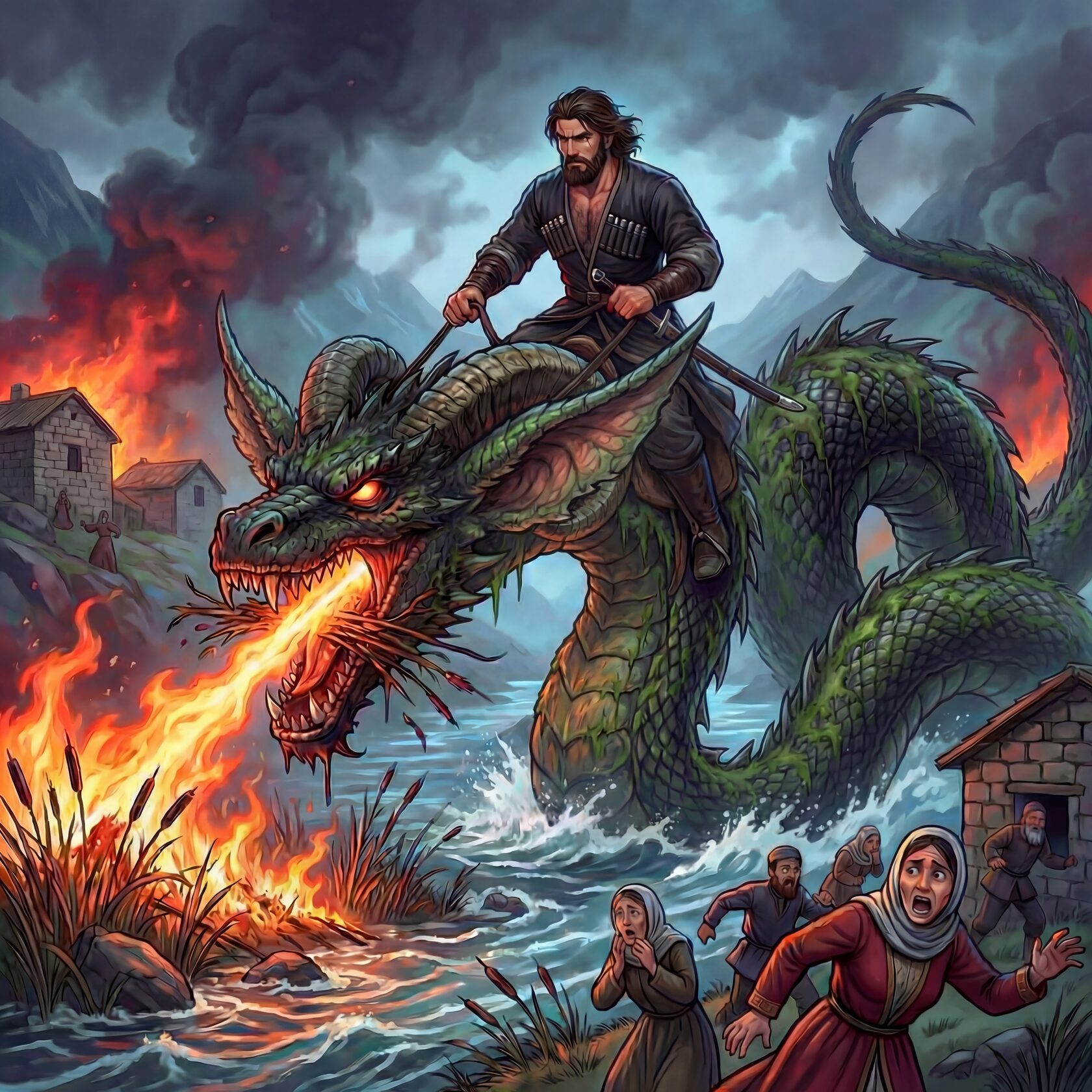 Адыгейские сказки: Батыр, сын медведя