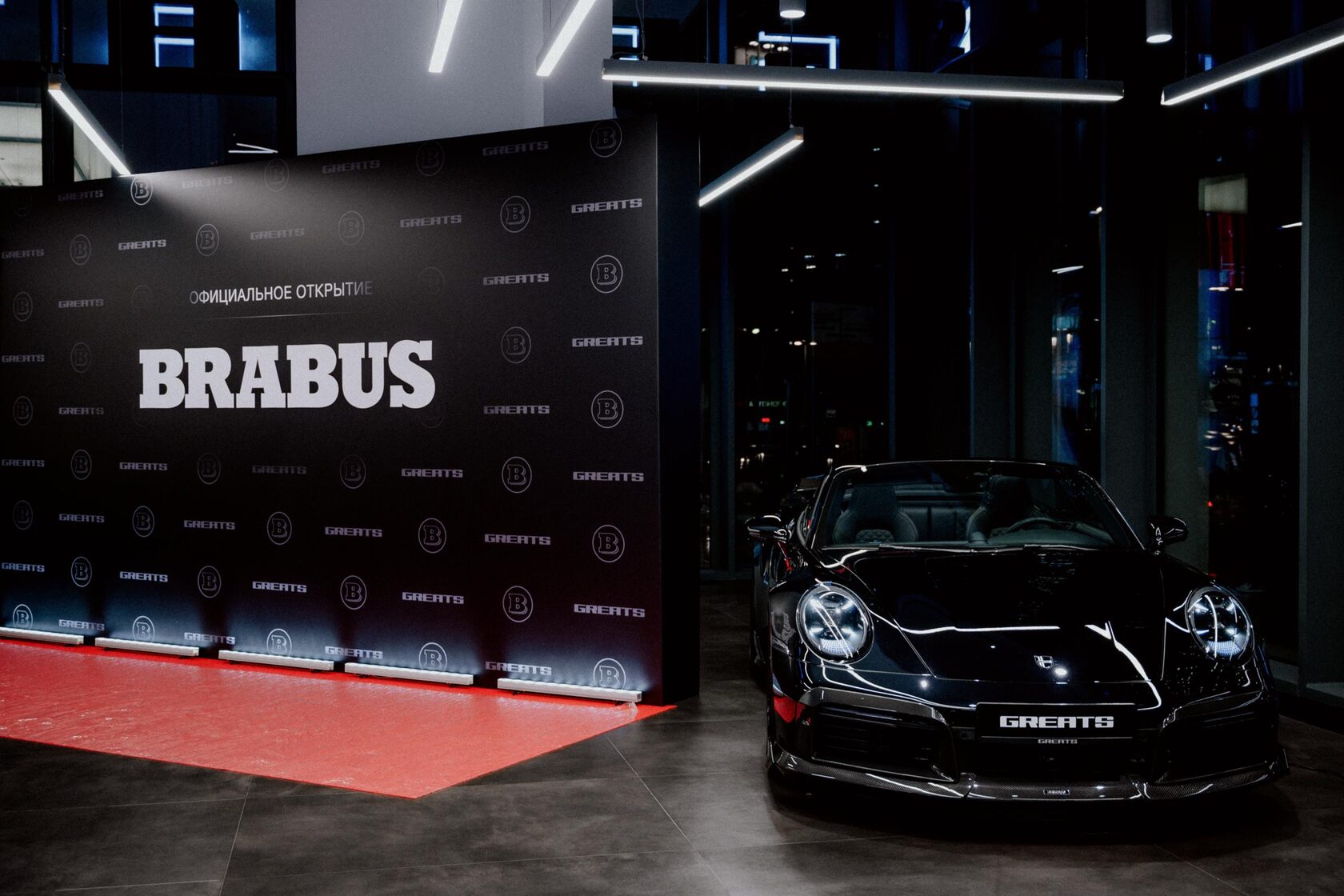 Brabus Racing P1 Racing на открытии салона BRABUS