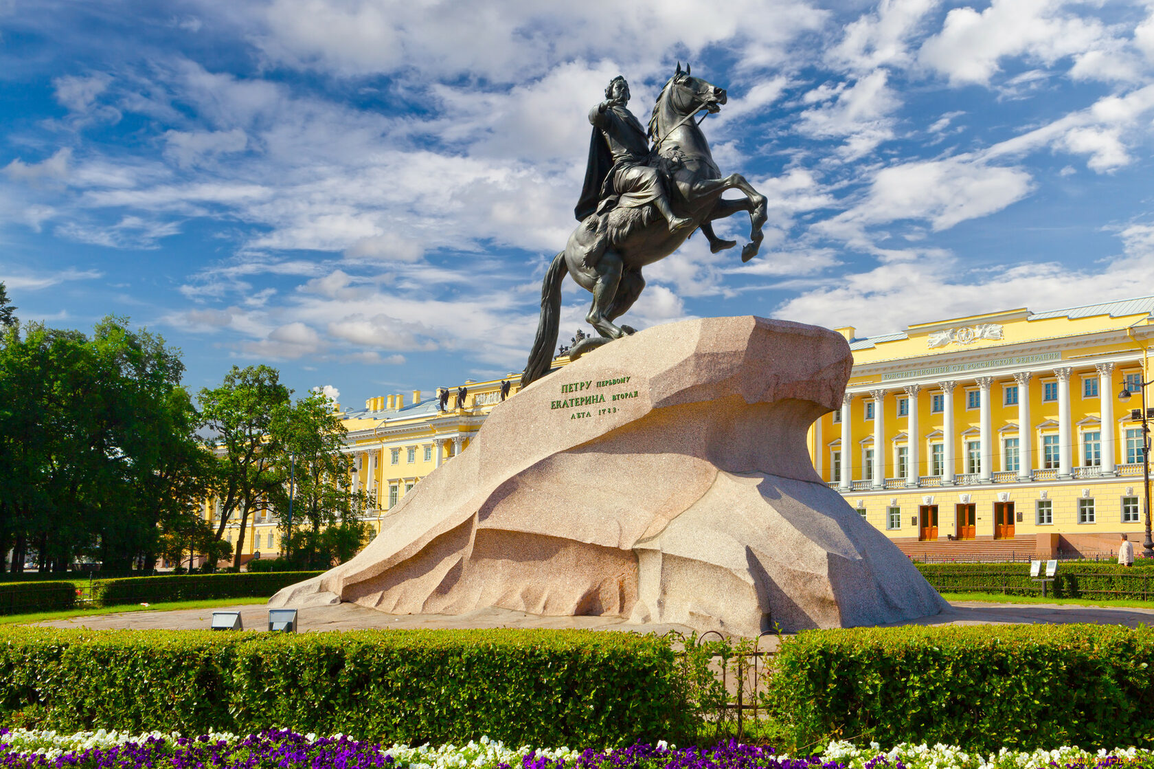 Санкт петербург памятник петру первому