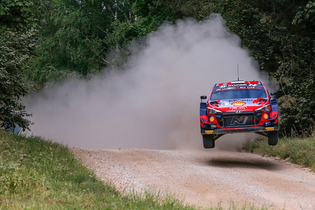 Отт Тянак и Мартин Ярвеоя, Hyundai i20 Coupe WRC, ралли Эстония 2021