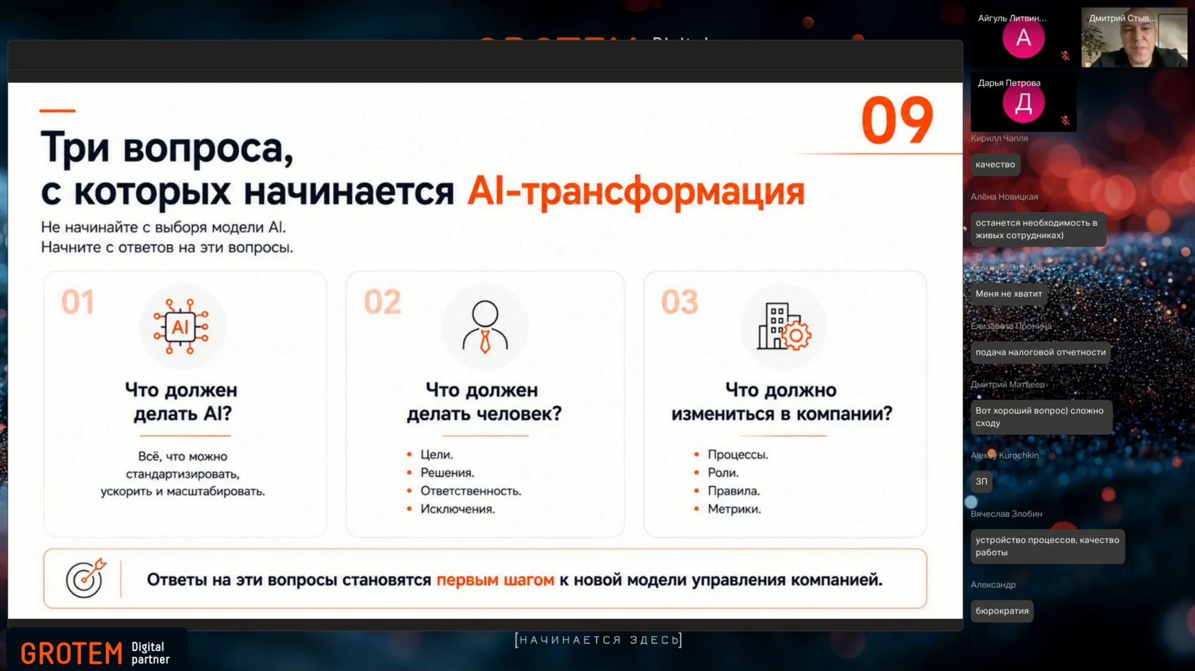 Запись вебинара