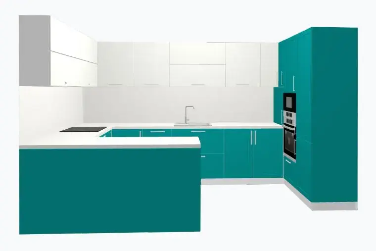  G-образной Кухни. Скачивай и редактируй в бесплатном конструкторе МОДУЛИСТ.РФ