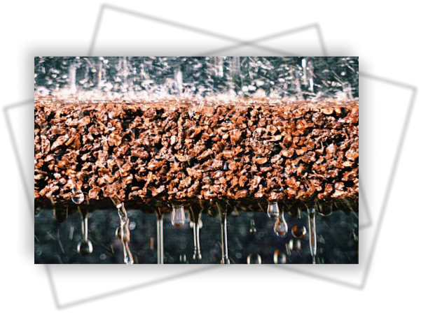 Водопроницаемость дорожного покрытия Elastopave 