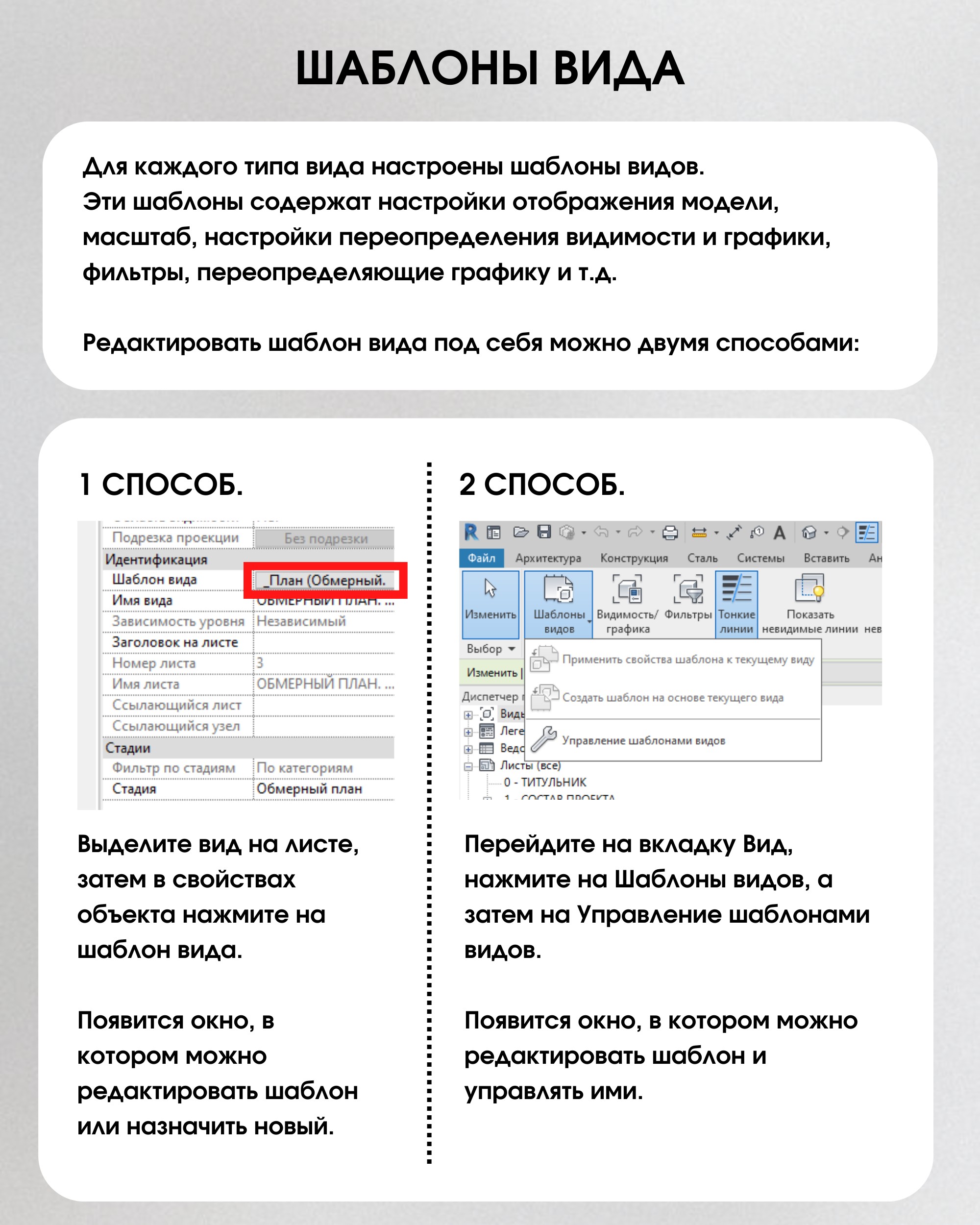 Шаблон в Revit для дизайнеров интерьера