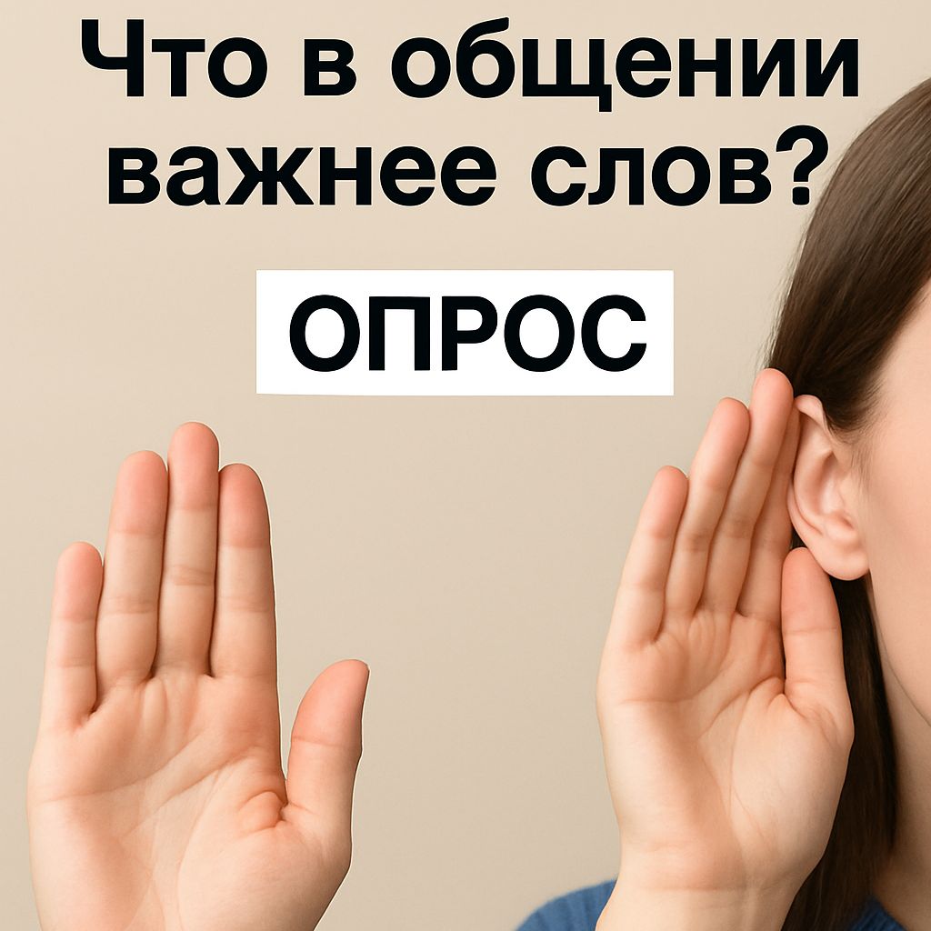 что в общении Важнее Слов