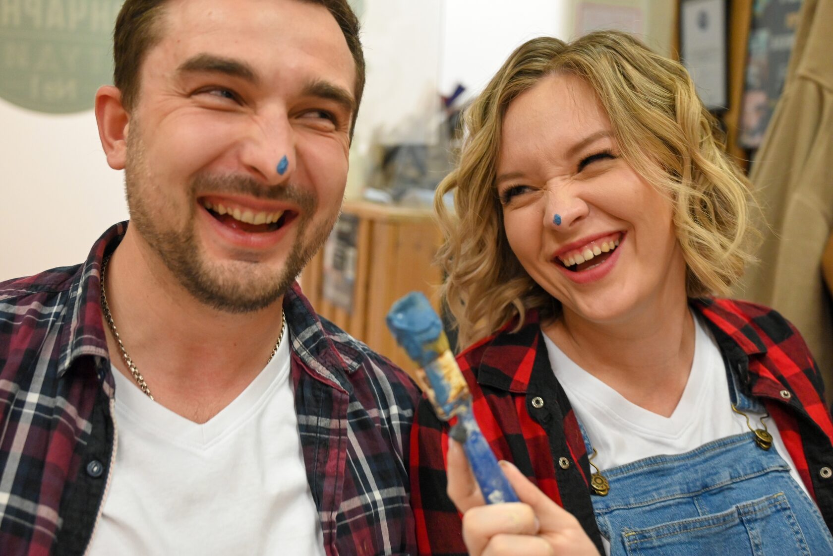 The final baby gender reveal nyc moment happens when the couple sees the pink or blue color on their handmade piece.