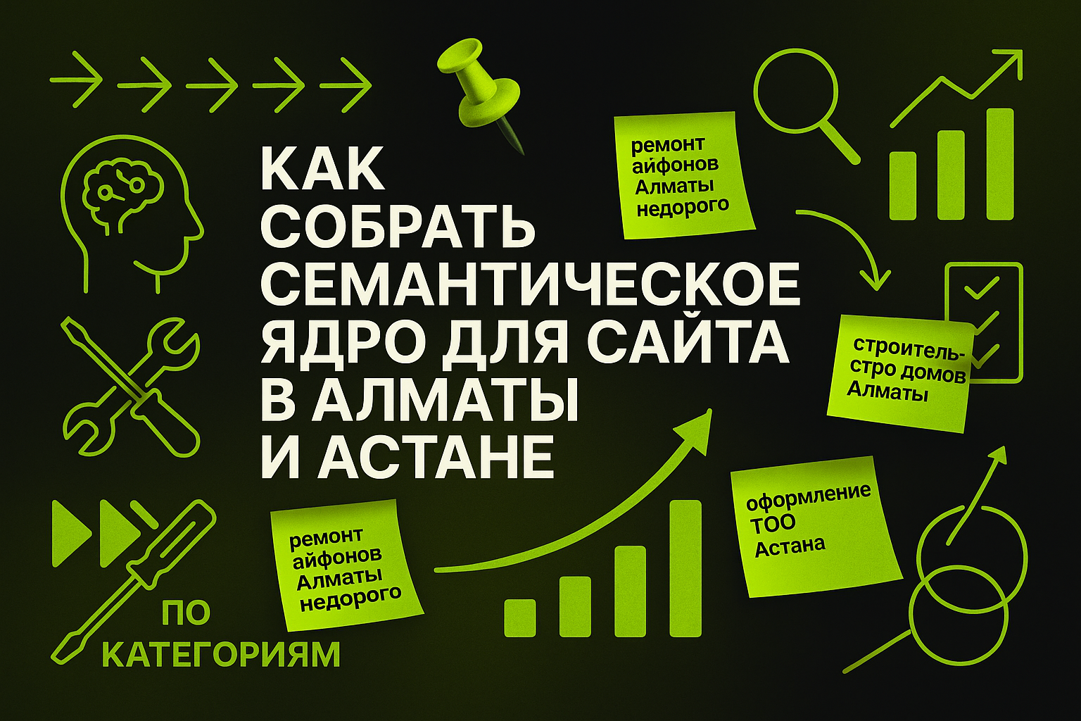 семантическое ядро, seo алматы, seo астана, сбор ключевых слов, продвижение сайта казахстан, подбор семантики, ключевые слова алматы, seo для бизнеса
