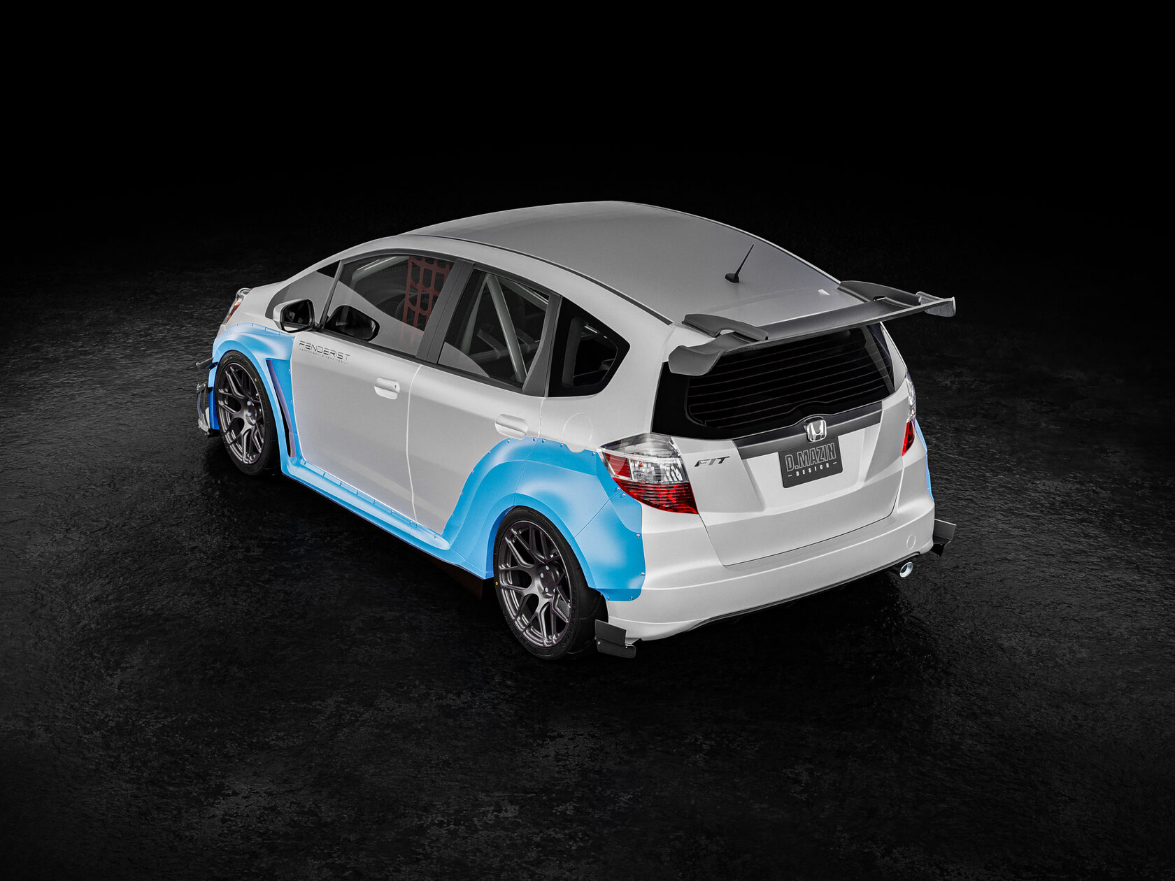 FENDERIST SPEC S FULL FENDER FLARES SET / WIDE BODY KIT HONDA FIT