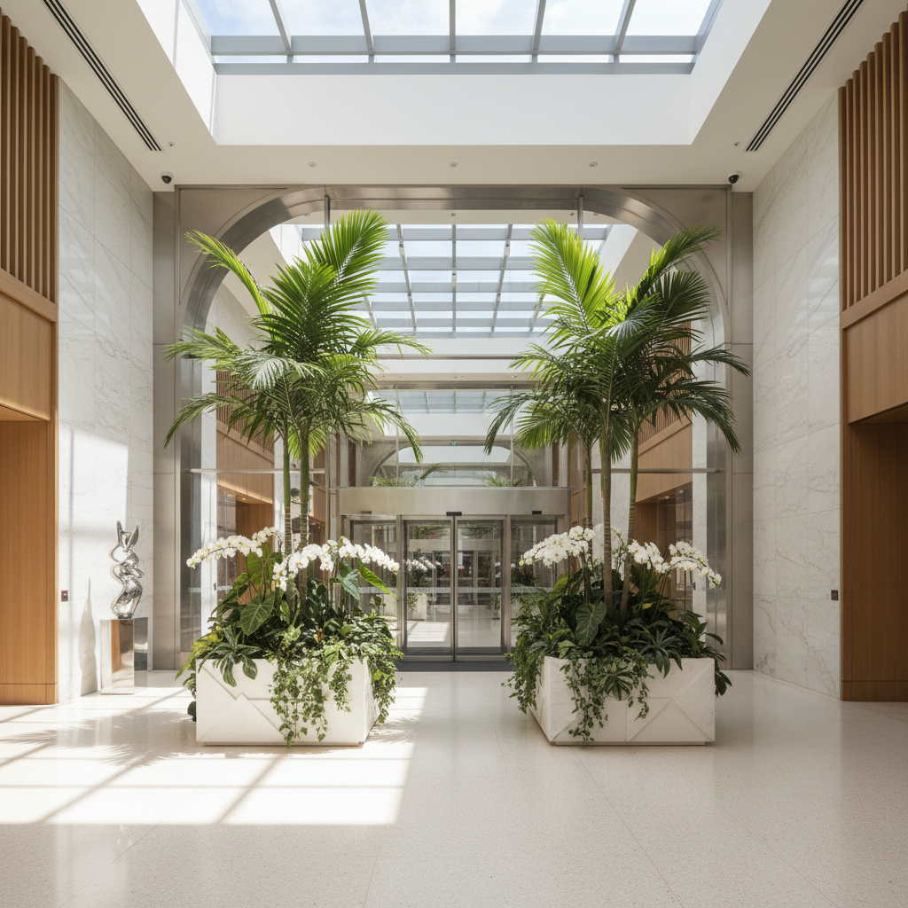 Озеленение коммерческого интерьера - Green Land