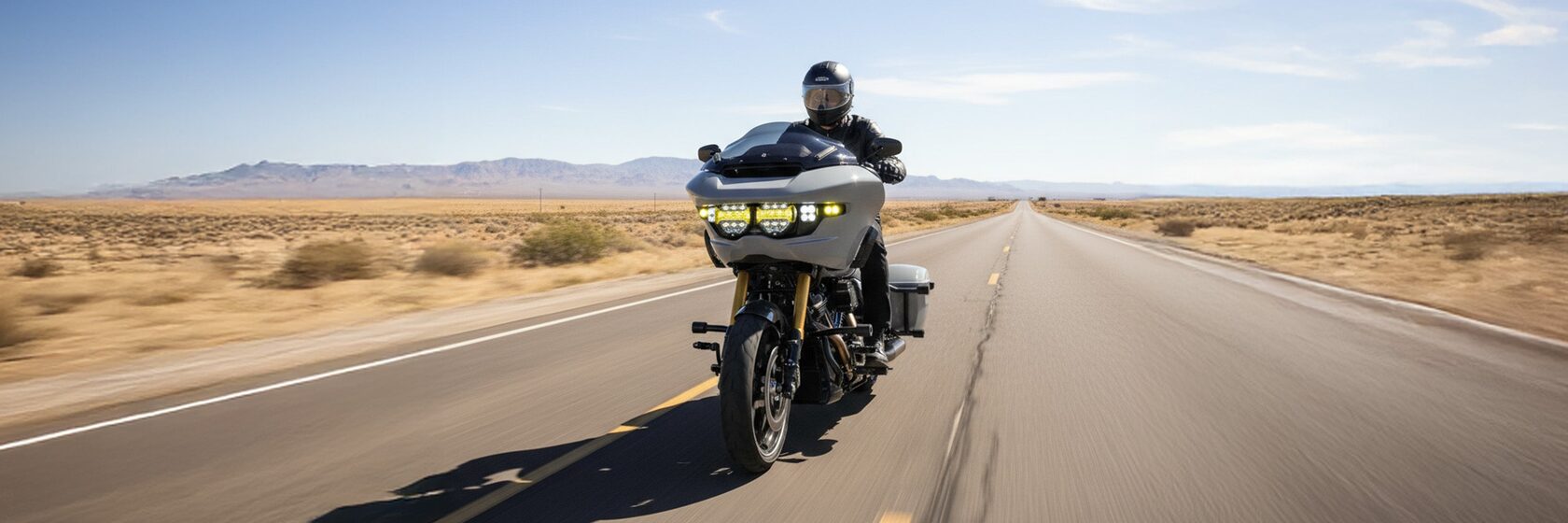Full Deck Headlight Kit with Denali Lighting for '24+ Harley-Davidson Road Glide by Kraus Motor Co