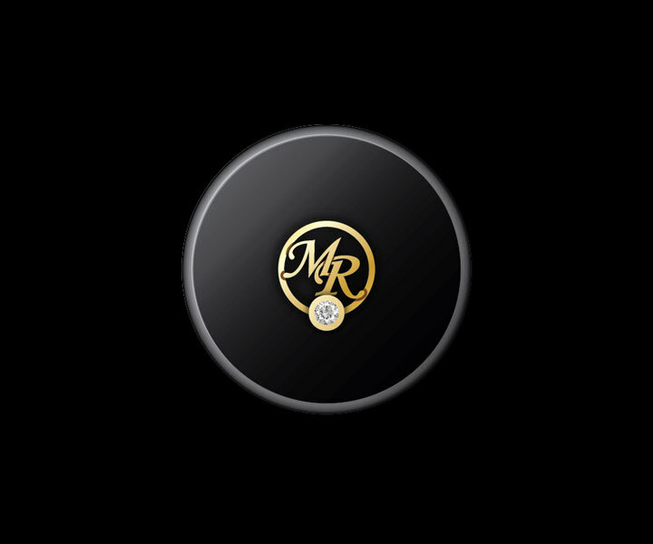 именные запонки мужские MR с бриллиантом