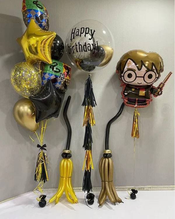 № 36 Composizione di palloncini nello stile di Harry Potter