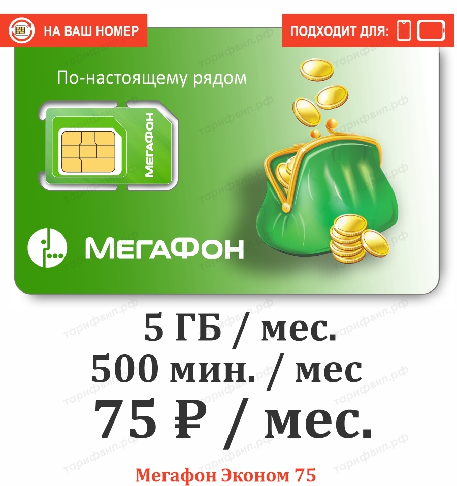 Мегафон 500 минут