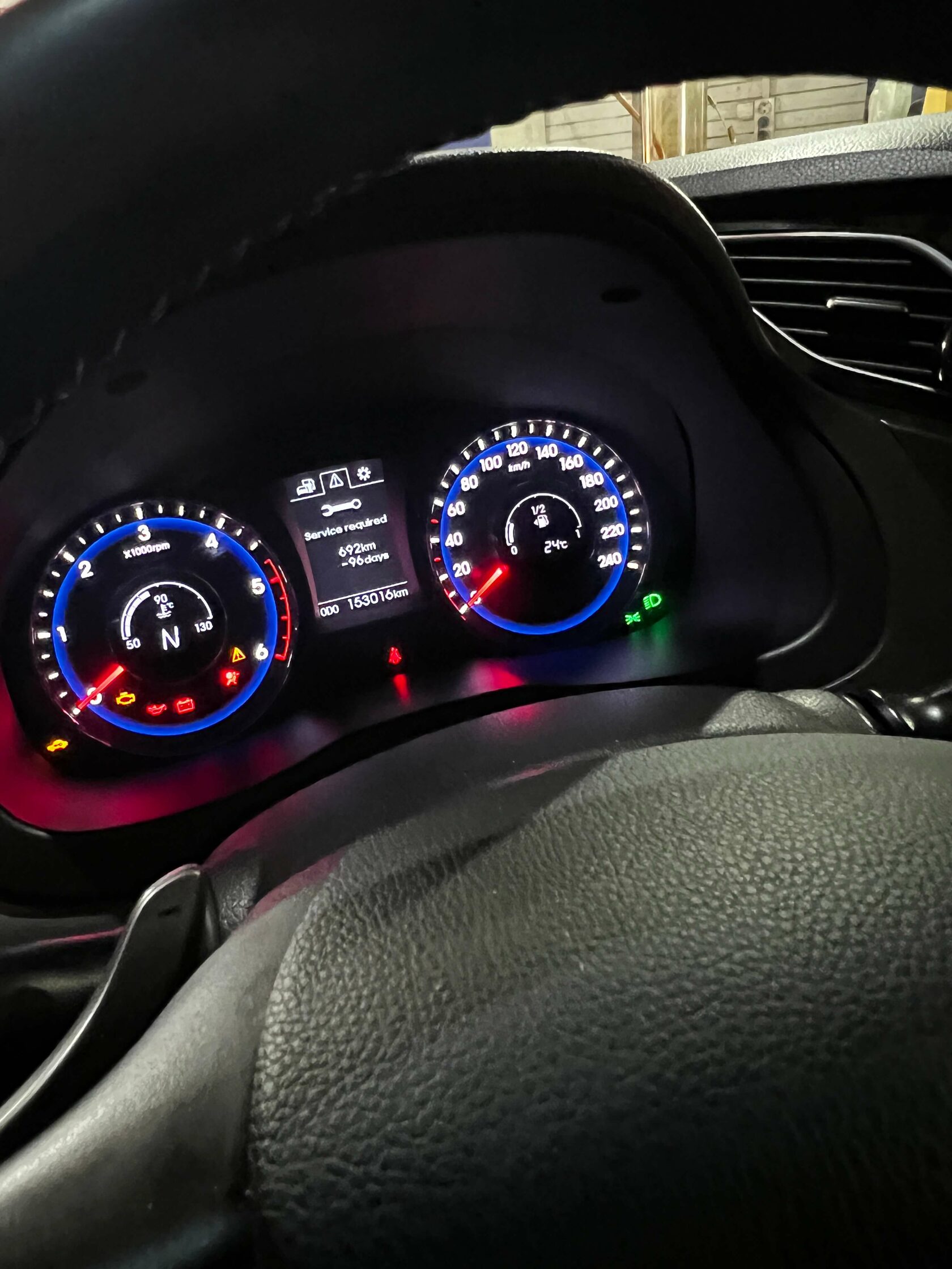 Фиксация пробега Hyundai I40