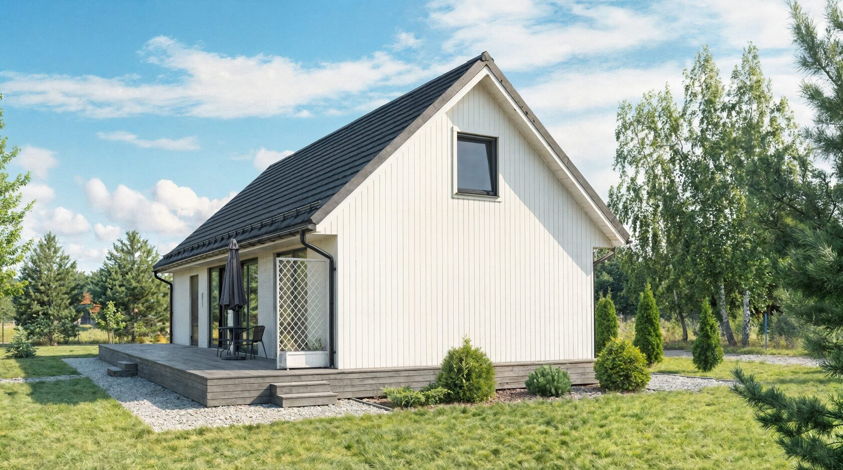 Дом с участка