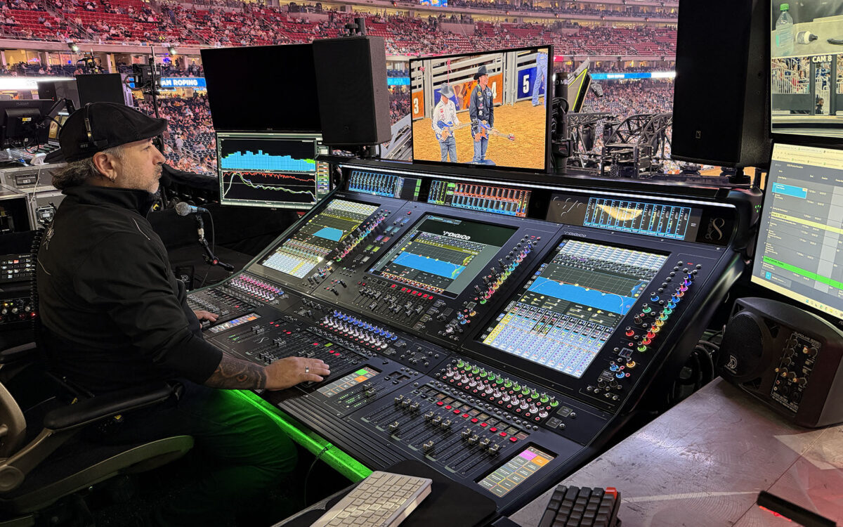 Это был первый год, когда компания LD Systems задействовала консоль DiGiCo Quantum852 для сведения звука на крупнейшем в мире родео‑мероприятии.