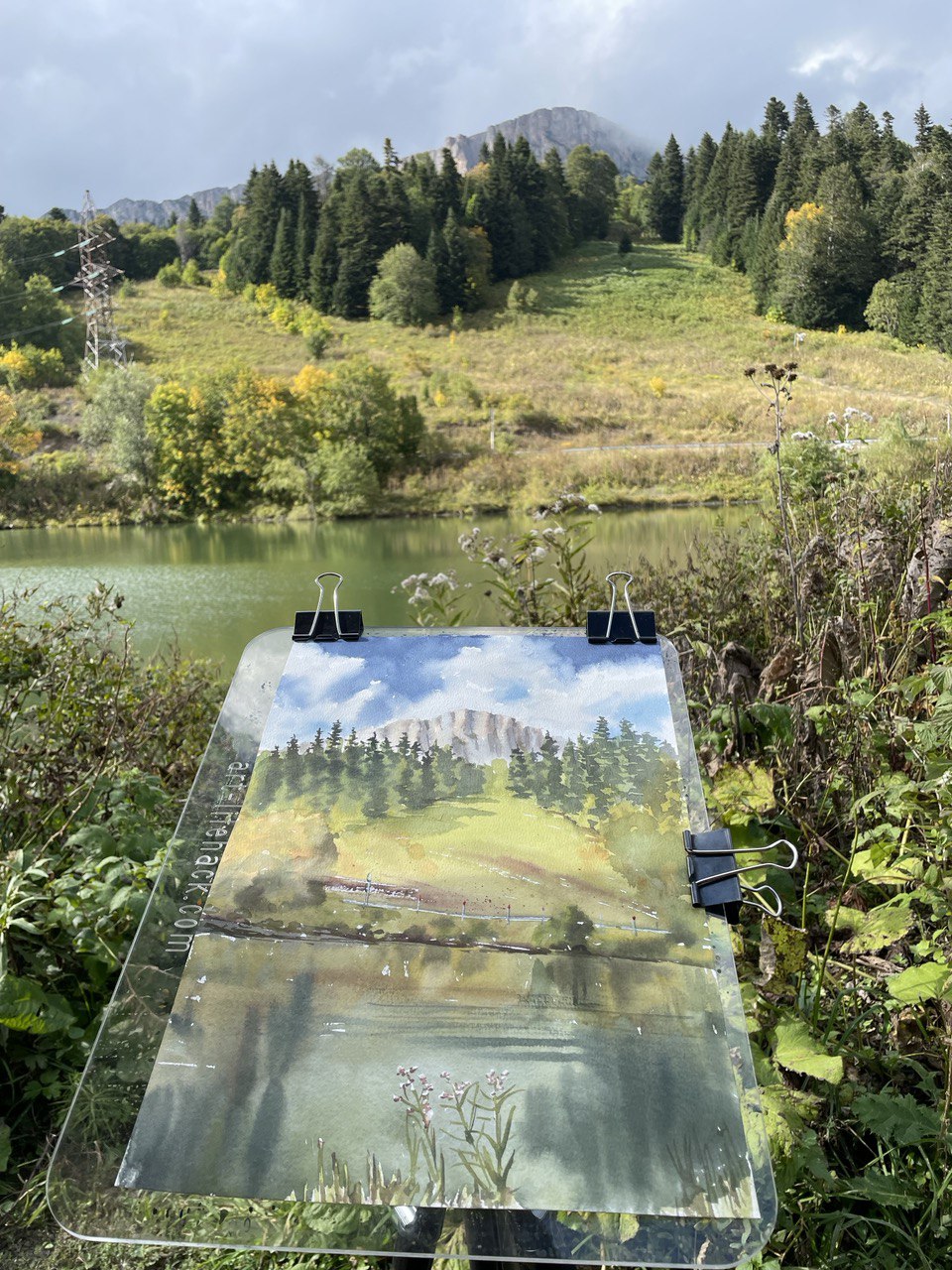 Как рисовать на пленэре