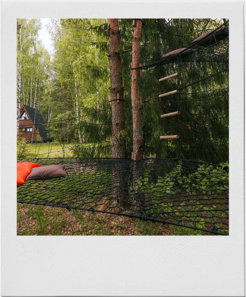 Загородный отдых в афрейм домике Под кронами