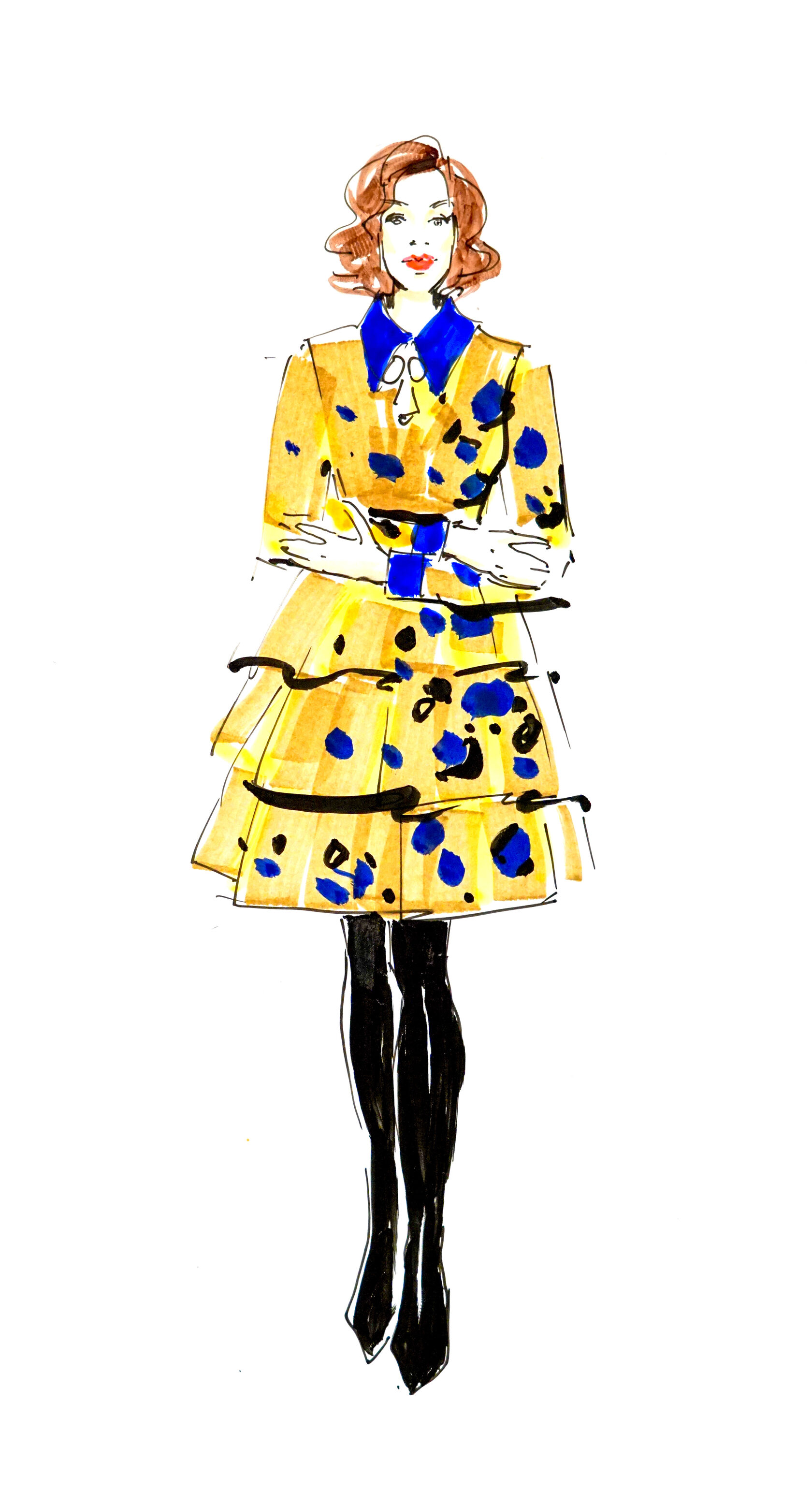 Скетчи маркерами на корпоративном мероприятии