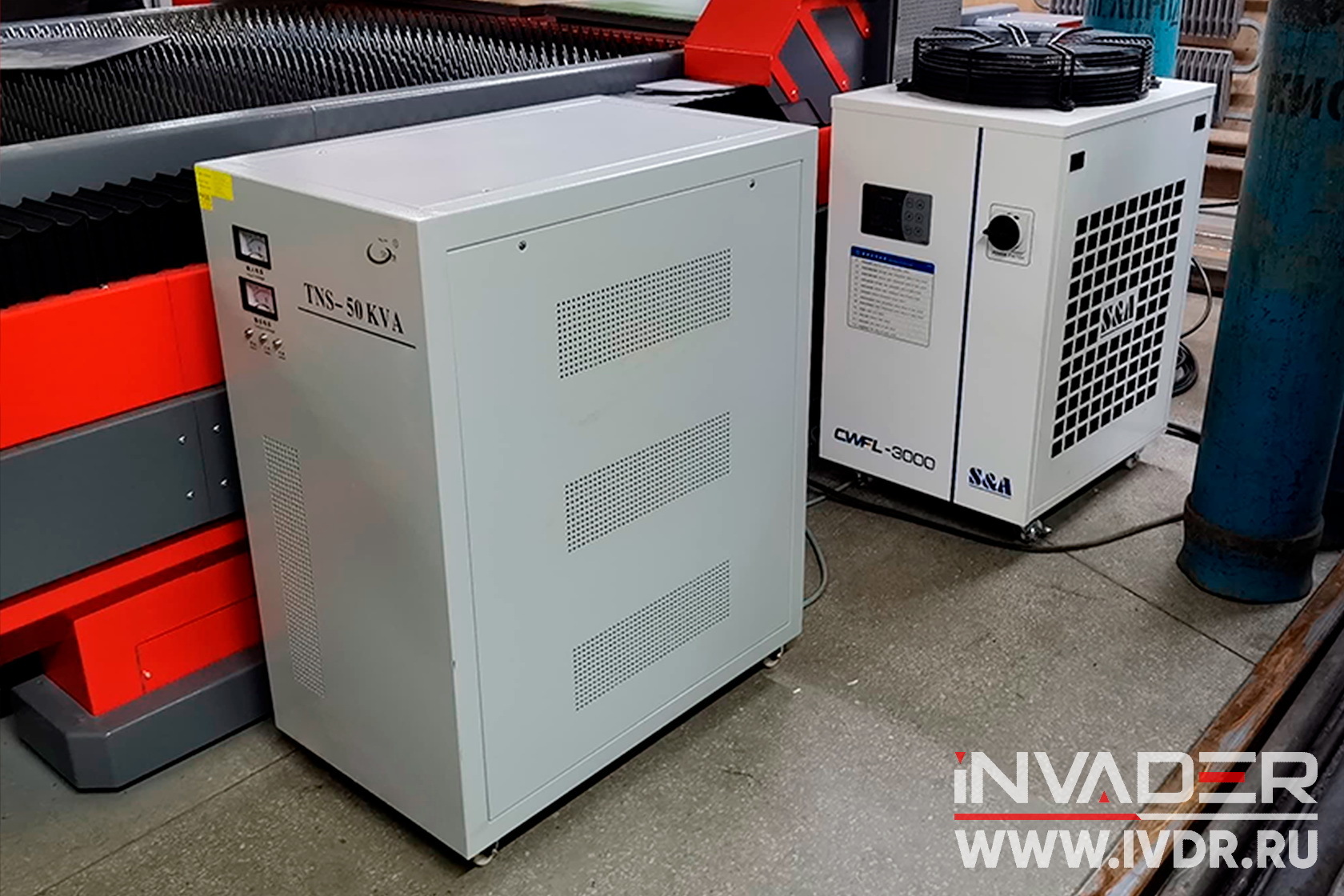 Чиллер и стабилизатор для лазерных станков