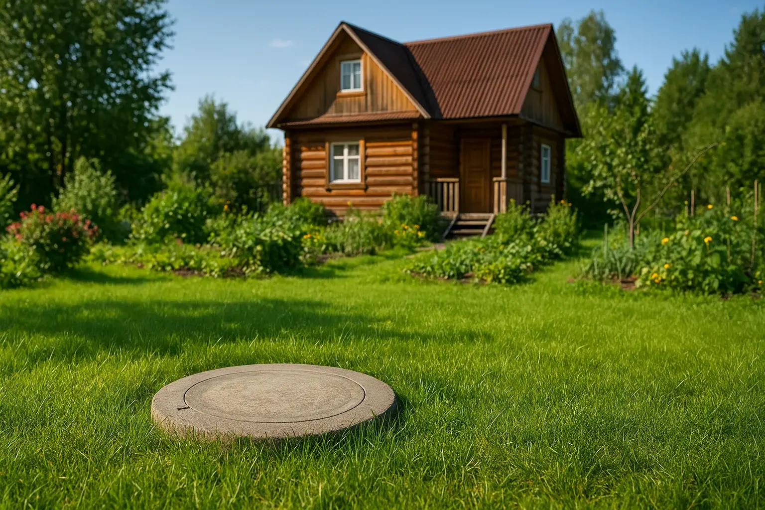 Колодец во дворе