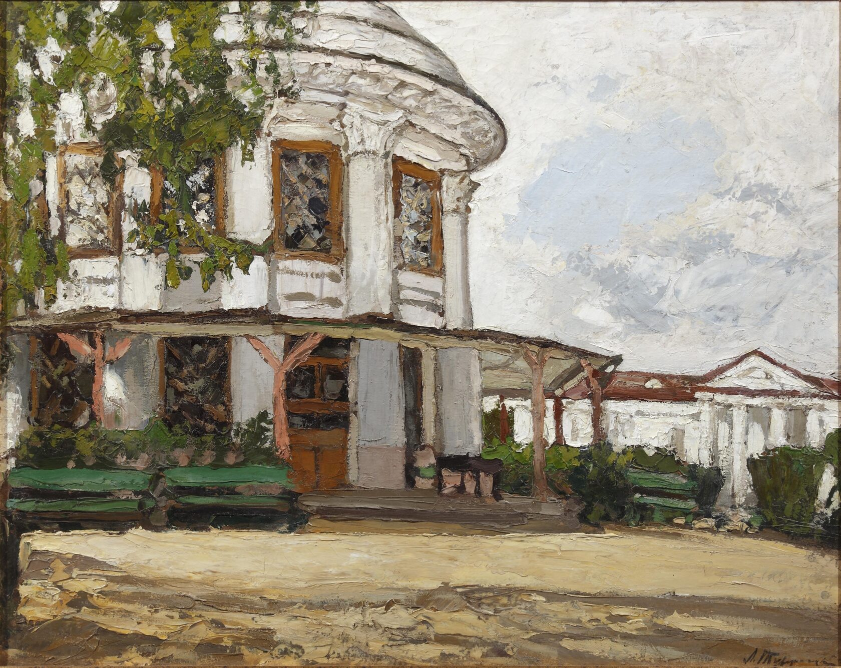 Вид на барский дом. 1910-е
