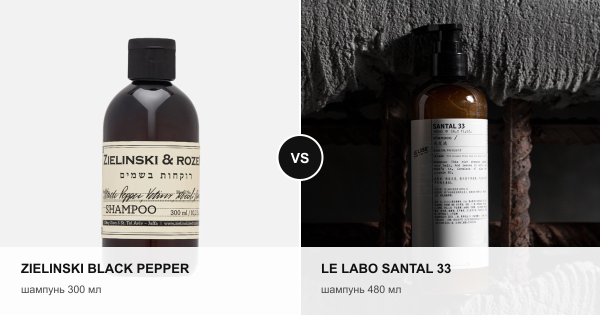 Zielinski & Rozen Black Pepper шампунь 300 мл