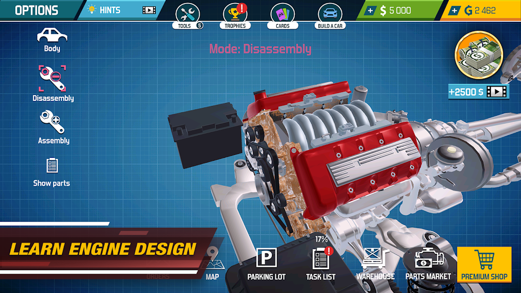 Car Mechanic Simulator 21 car game for mobile