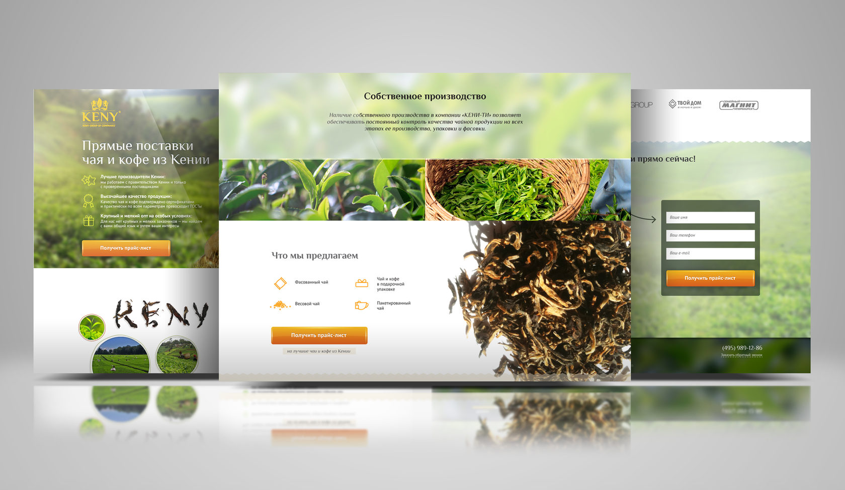 Презентация в формате one page