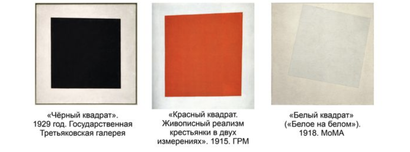 красный квадрат Малевича