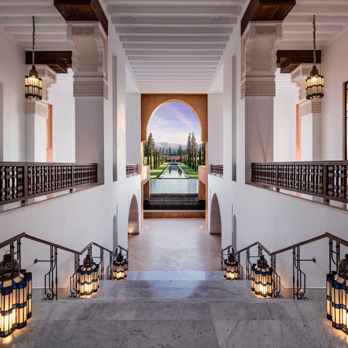 На фото: отель The Oberoi Marrakech в Марракеше, Марокко