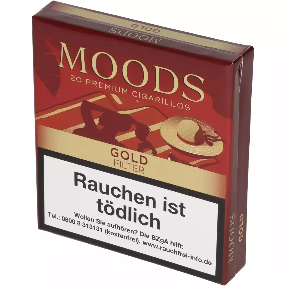Купить сигариллы Moods Gold Filter 20 в Москве с доставкой по России