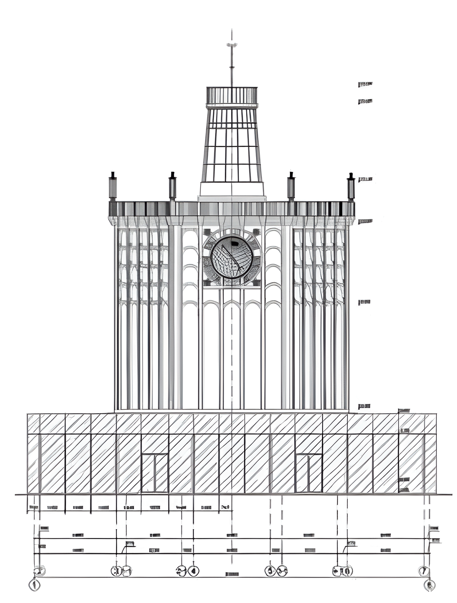 Павильон ВДНХ. Фасад