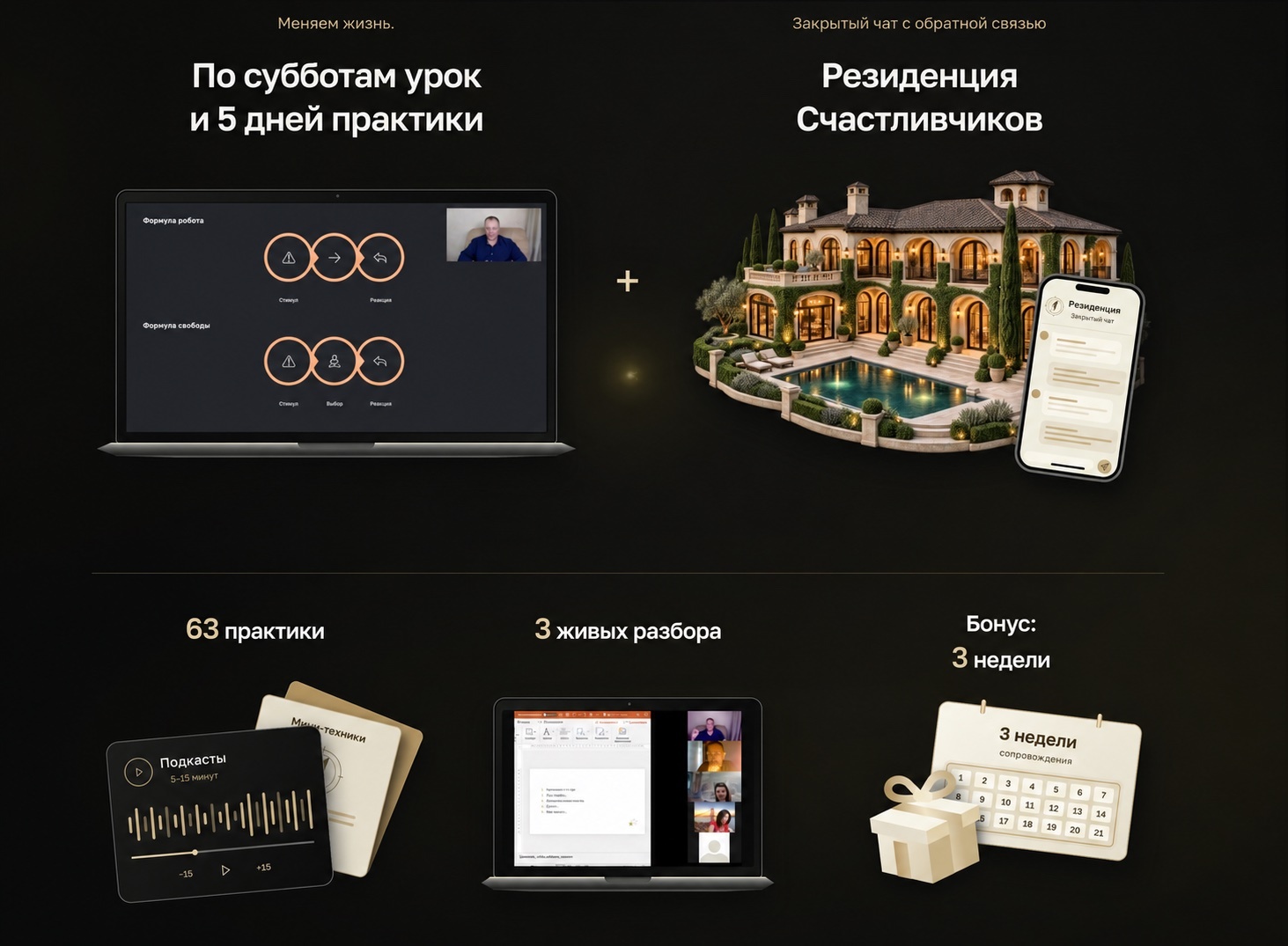 Как проходит обучение: занятия по субботам, практики, закрытый чат и живые разборы