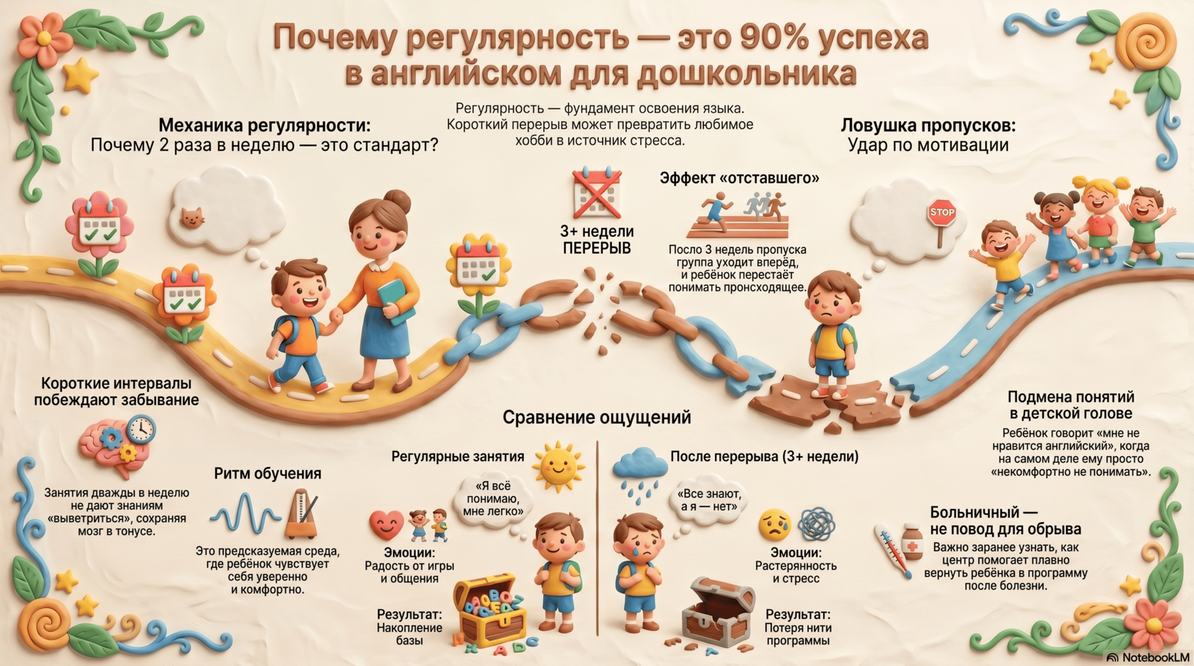 Болезни, пропуски и разрывы в программе