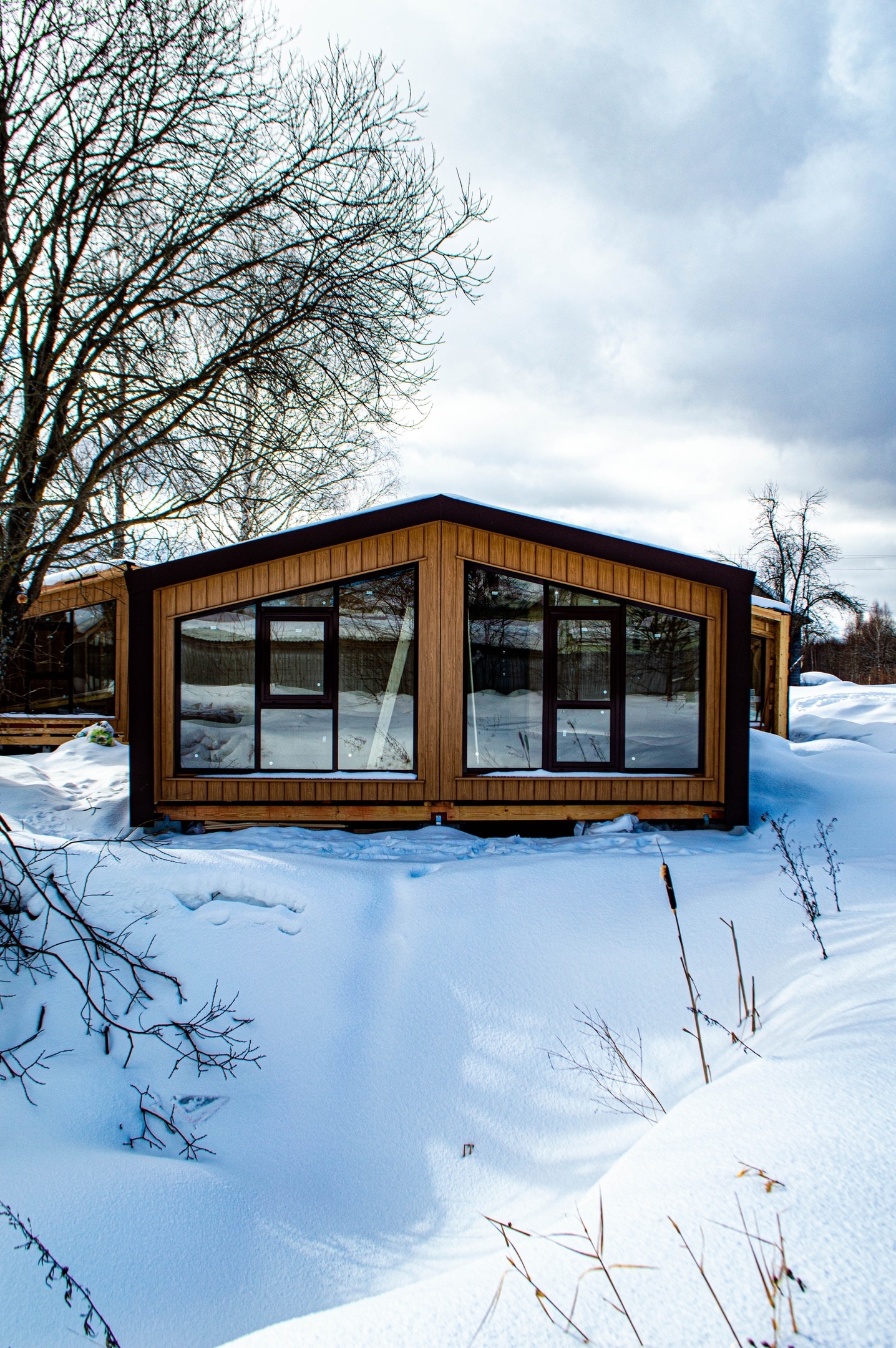 Ейске модульный дом ландшафт