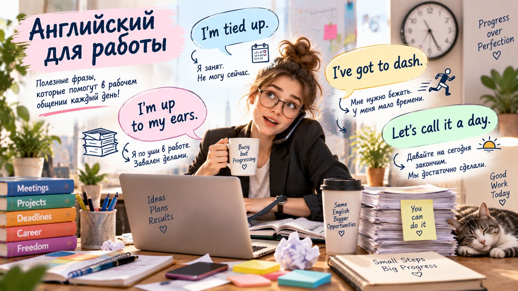 Фразы для работы и делового общения