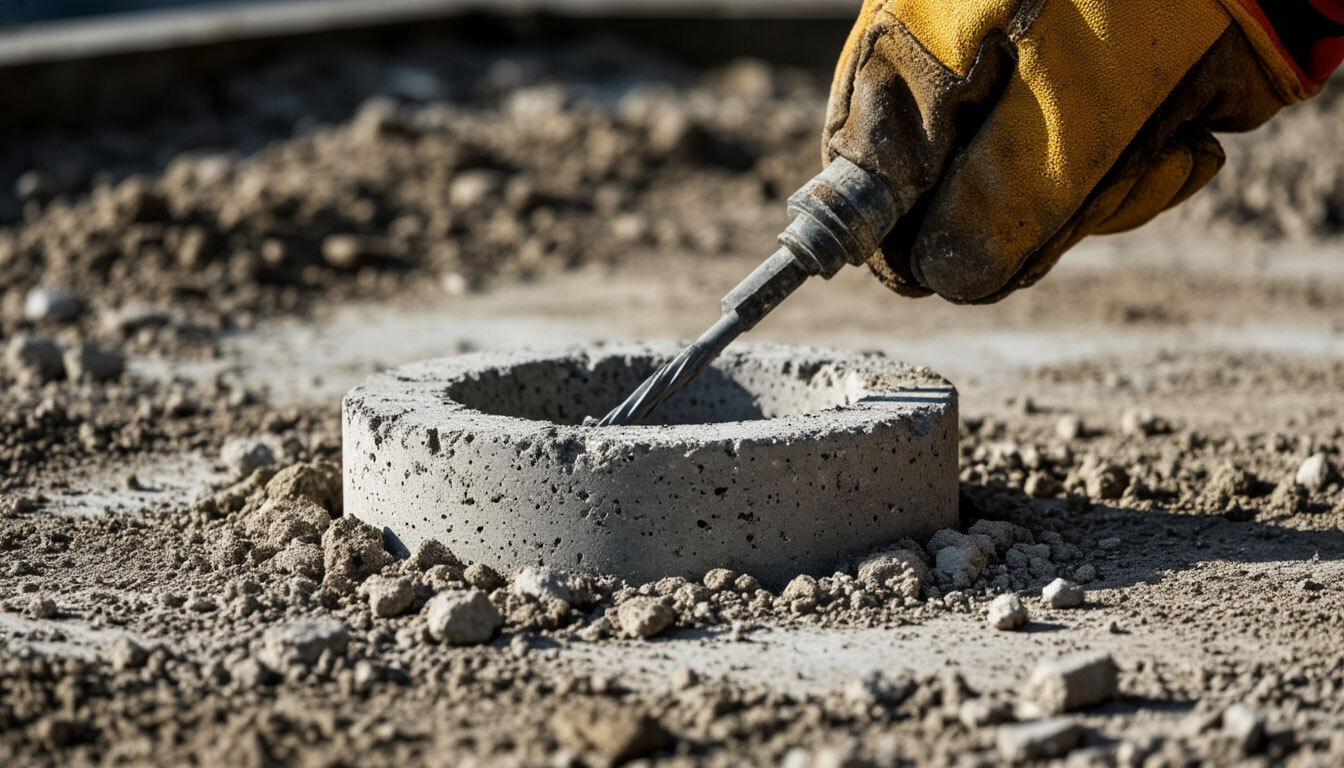 Разрушающий контроль бетона