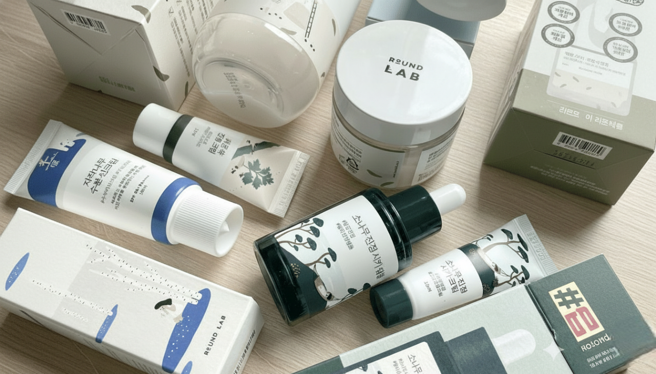 Профессиональная фотография корейской косметики Round Lab